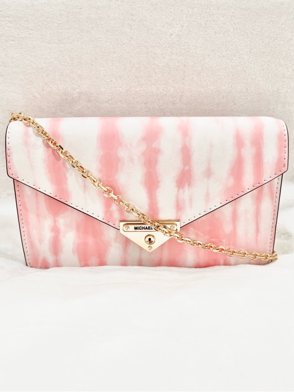 Michael Kors Grace Medium Envelope Clutch Crossbody NWOT - Picture 5 of 15